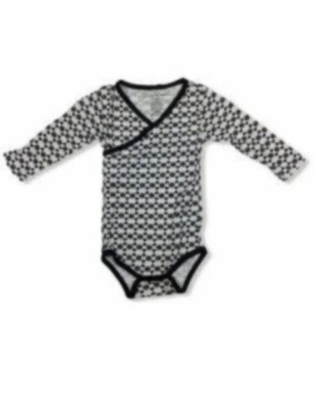 Petunia Pickle Bottom Kid's Black Organic One Piece Bodysuit Size 6-9 Months